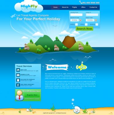 Travel Booking Template