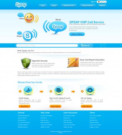 VOIP Calling Services Template