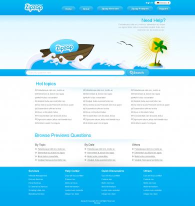 Support Page