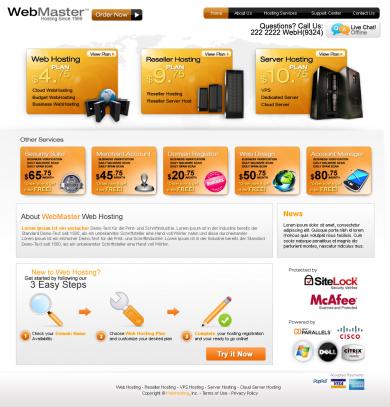 Different Version Hosting Template