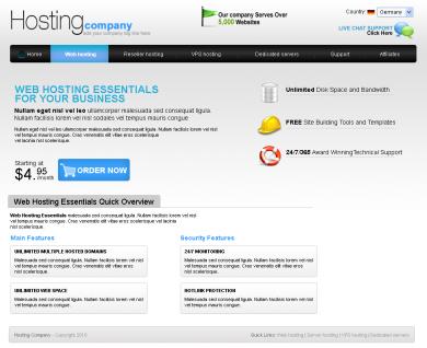Single Hosting Template