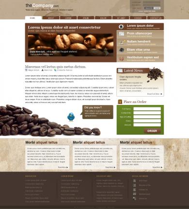 Coffe Web Template